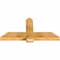 Ekena Millwork Eugene Rough Sawn Timber Gable Bracket, Western Red Cedar, 48"W x 24"H x 4"D x 6"F, 12/12 Pitch GBW048X24X0406EUG00RWR - alternate 5